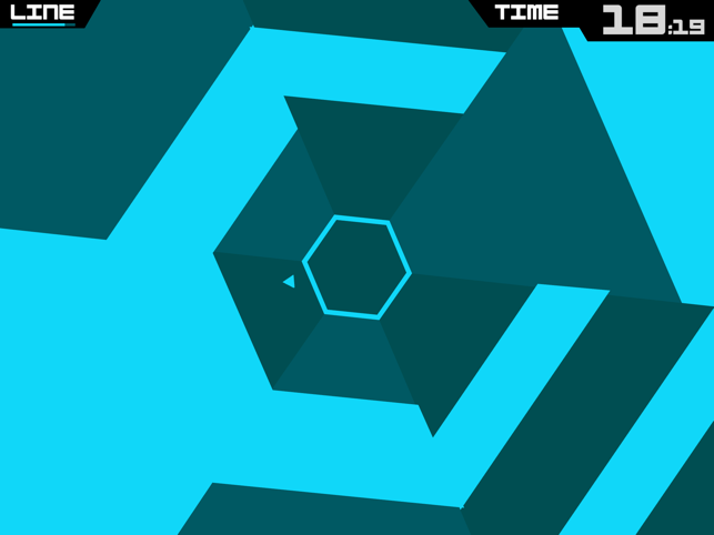 ‎Super Hexagon Screenshot