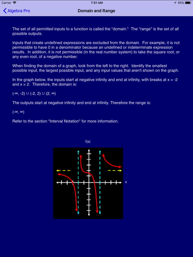 ‎Algebra Pro Screenshot