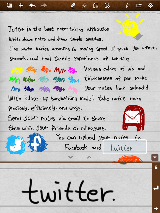 ‎Jotter (Handwriting Notepad) Screenshot