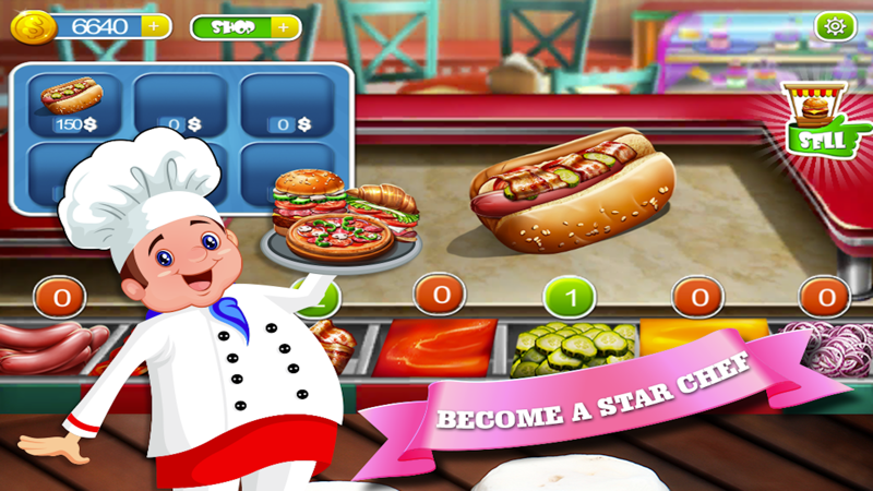 5 in 1 cooking game : papa"s restaurant