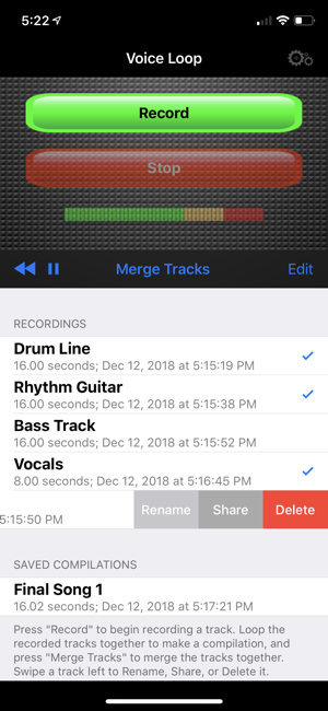 ‎Voice Loop Screenshot