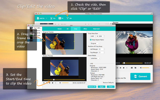 ‎4Video Video Converter Screenshot