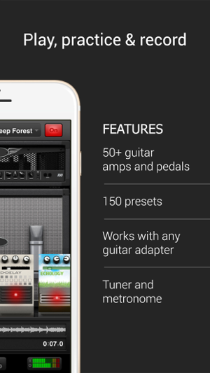 ‎AmpKit+ guitar amps & pedals Screenshot