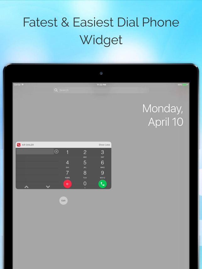 ‎Air Dialer Pro - Fastest Dial Phone Widget Screenshot