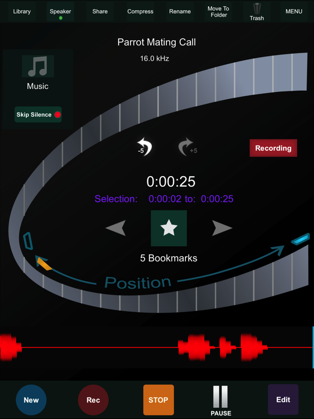 ‎HT Recorder for iPad Screenshot
