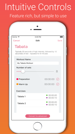 ‎TimeMe Pro-Exercise Interval timer for HIIT/Tabata Screenshot