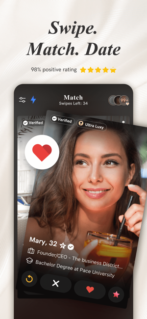 ‎Luxy: Selective Singles Dating Screenshot