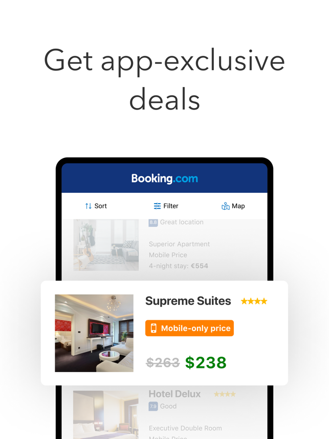 ‎Booking.com: Hotels & Travel תמונות מסך