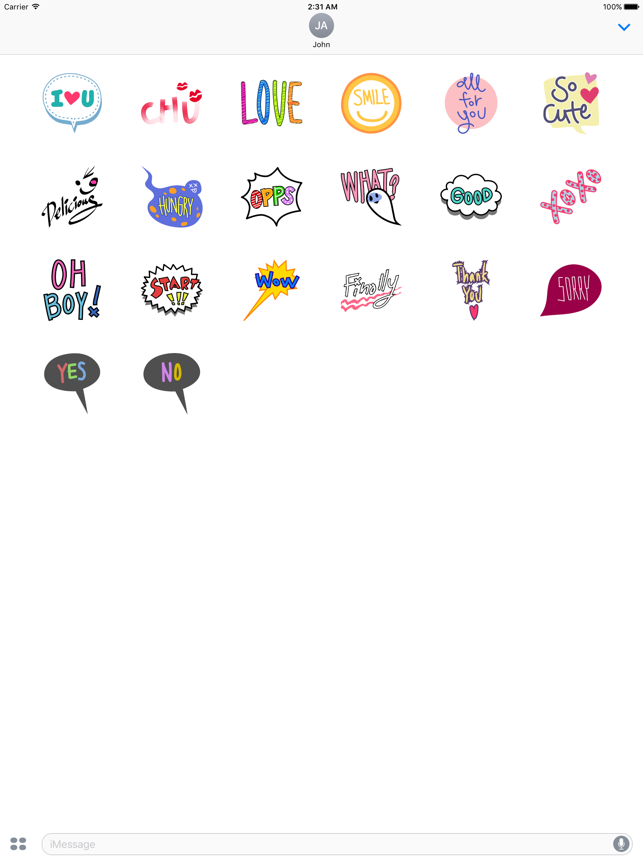 ‎Animated Lingo Stickers Screenshot