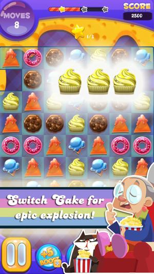‎Cake Crush - Match 3 Game Screenshot