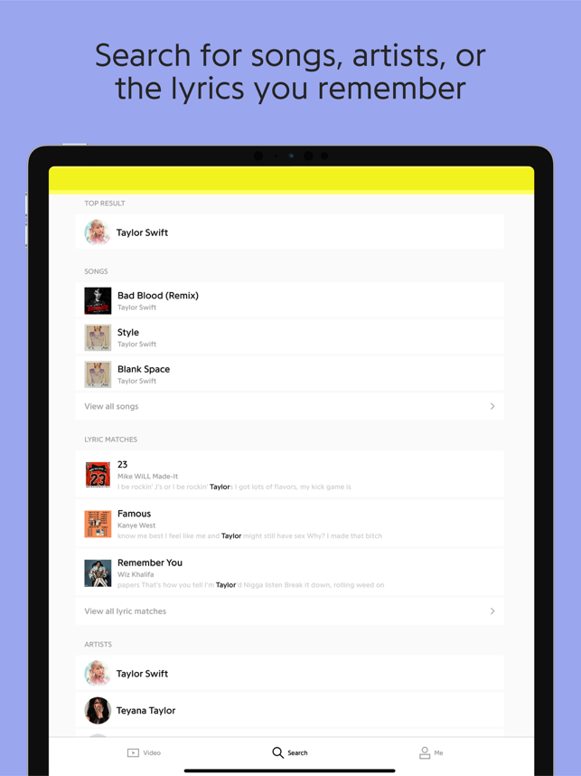 ‎Genius: Song Lyrics Finder Screenshot