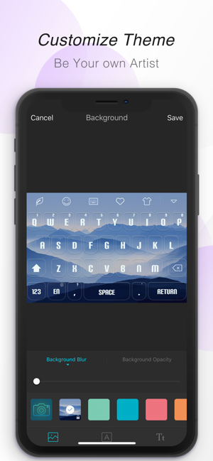 ‎GO Keyboard-Emojis&Cool Themes Screenshot