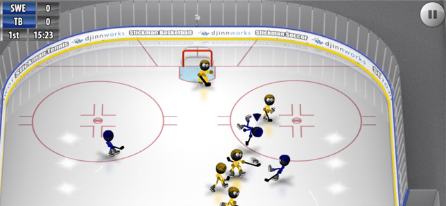 ‎Stickman Ice Hockey Screenshot