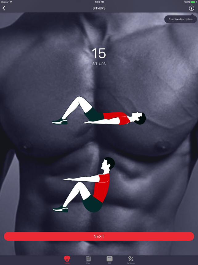 ‎Six Pack Abs + Fat Burn Diet Screenshot