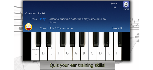 ‎Piano Tutor App Screenshot