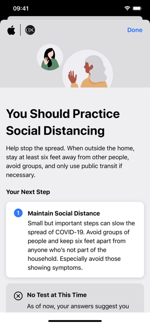 ‎Apple COVID-19 Screenshot