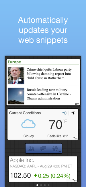 ‎NetSnips: Web Clips Dashboard Screenshot