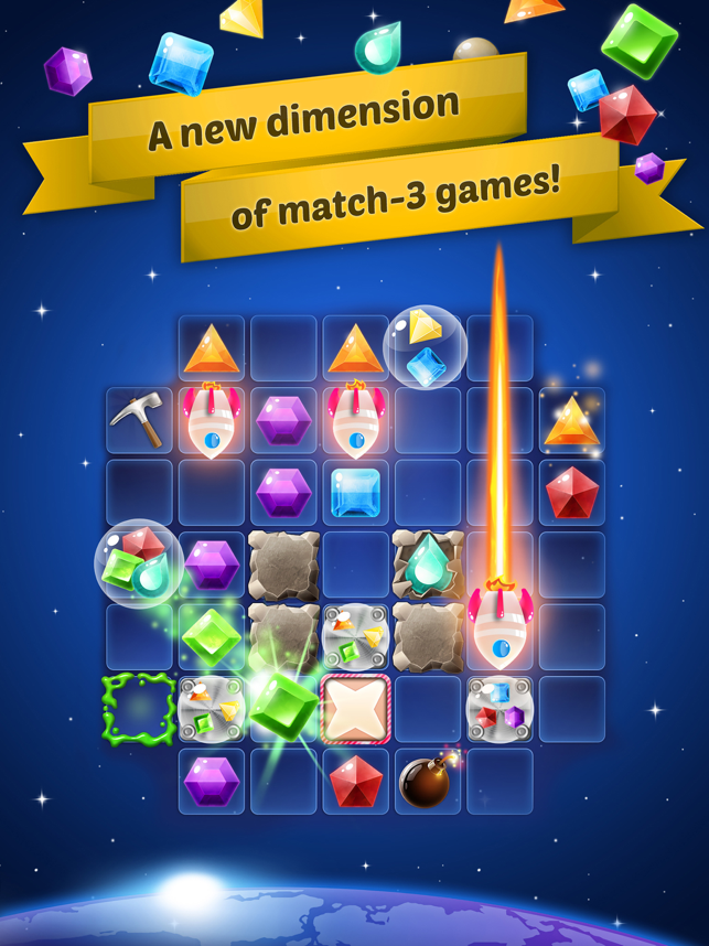 ‎Jewel Galaxy: Gem Match Puzzle Screenshot