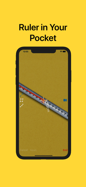 ‎Ruler - tape measure length Screenshot