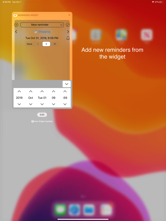 ‎Reminders Widget Screenshot