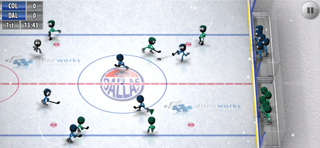 ‎Stickman Ice Hockey Screenshot