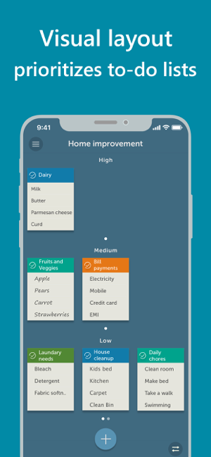 ‎Orderly - Simple to-do lists Screenshot