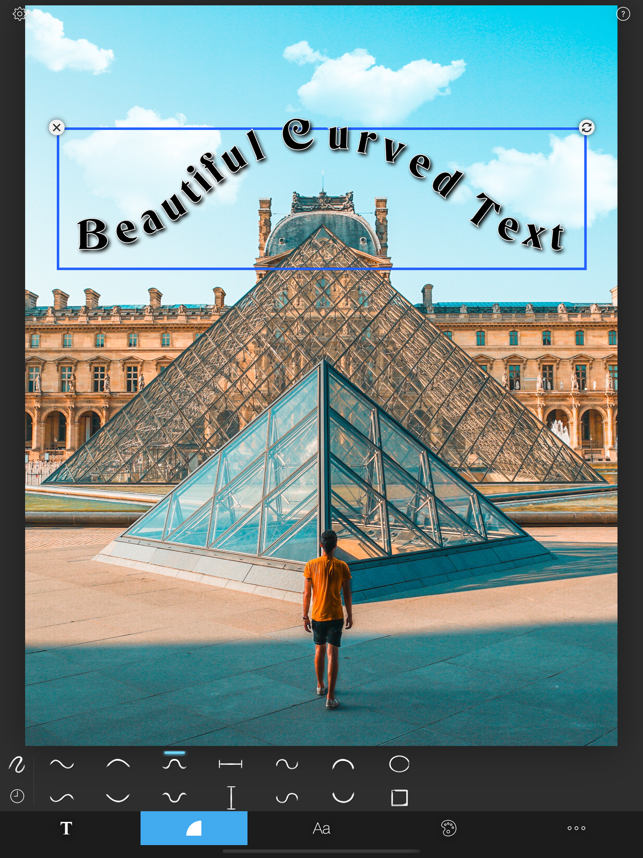 ‎Curved Text Screenshot