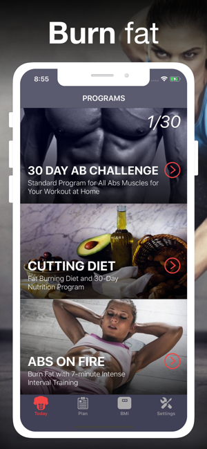 ‎Six Pack Abs + Fat Burn Diet Screenshot