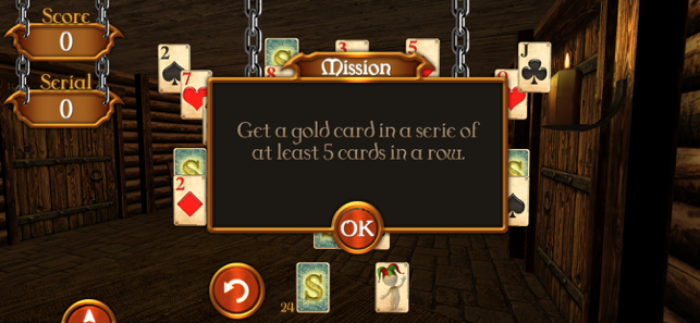 ‎Solitaire Dungeon Escape Screenshot