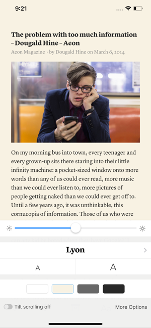 ‎Instapaper Screenshot