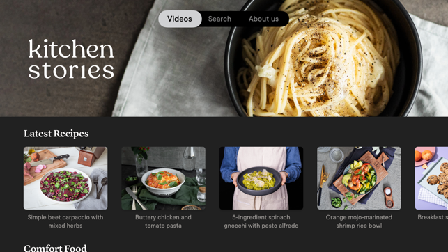 ‎Kitchen Stories: Recipes Screenshot