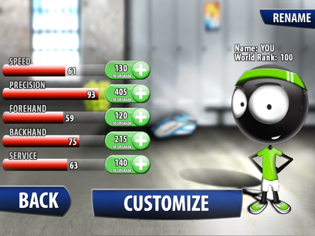 ‎Stickman Tennis - Career Screenshot