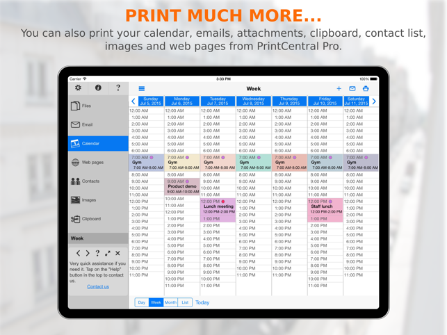 ‎PrintCentral Pro Screenshot