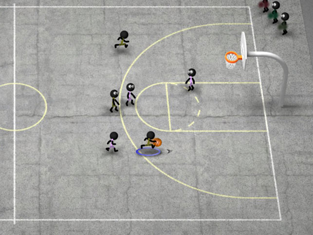 ‎Stickman Basketball Screenshot