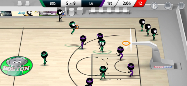 ‎Stickman Basketball 2017 Screenshot