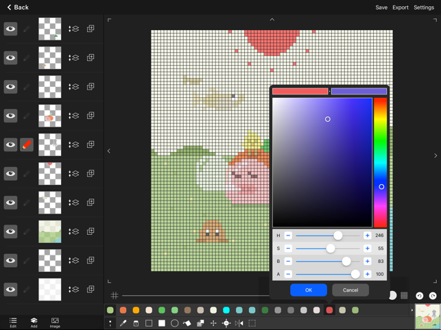 ‎Pixel art editor - Dottable - Screenshot