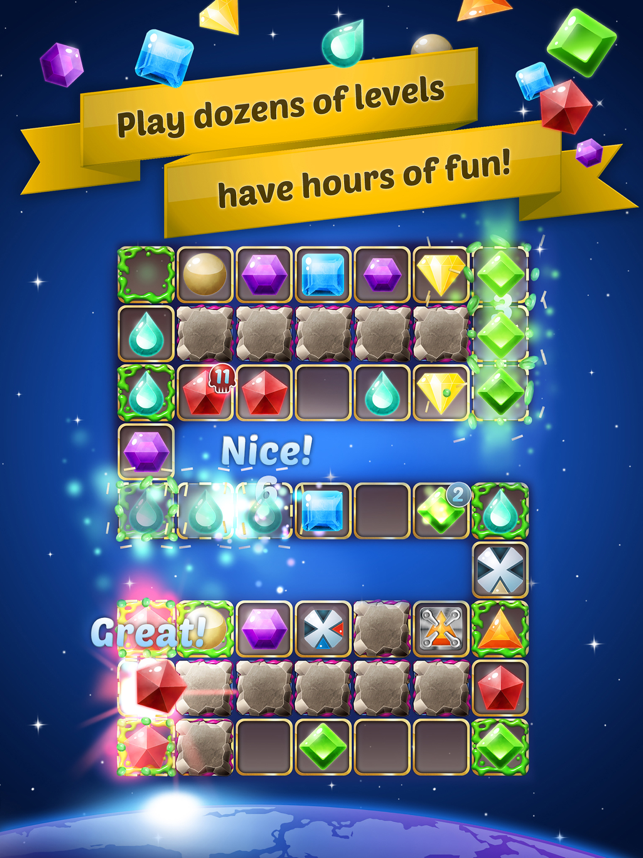 ‎Jewel Galaxy: Gem Match Puzzle Screenshot