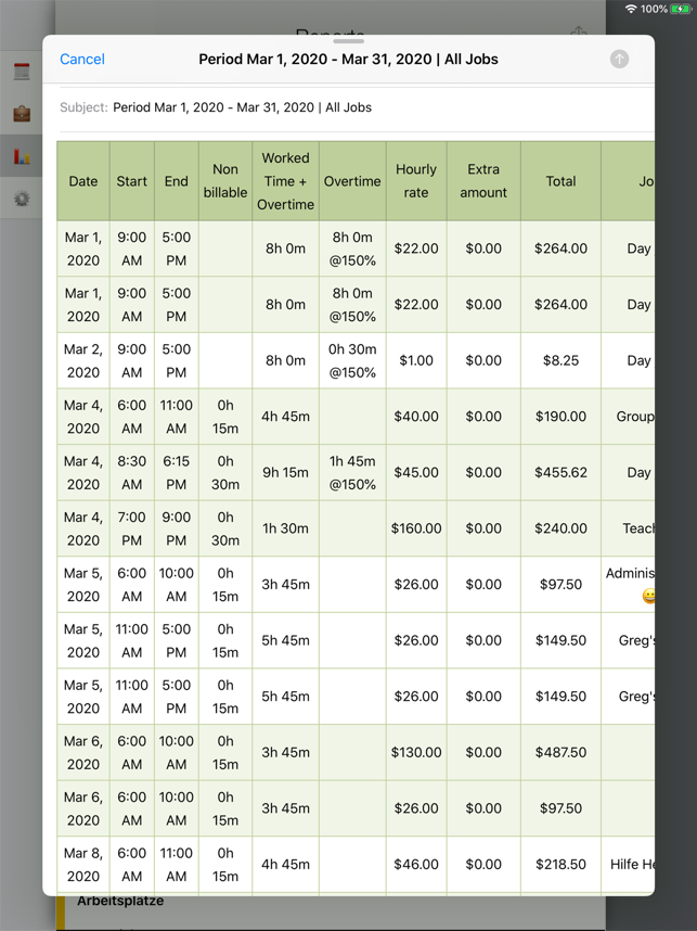 ‎Salarybook - Time Tracker Screenshot