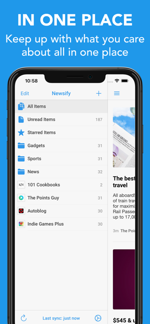 ‎Newsify: RSS Reader Screenshot