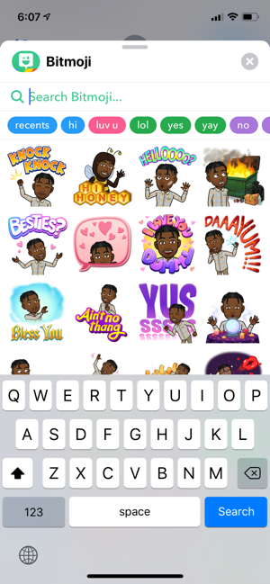 ‎Bitmoji Screenshot