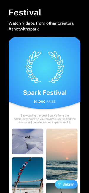 ‎Spark Camera & Video Editor Screenshot