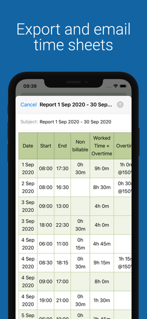 ‎Salarybook Time Tracking Screenshot