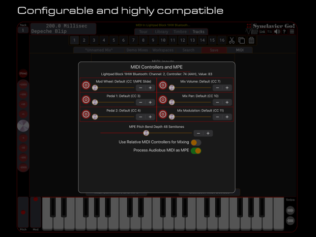 ‎Synclavier Go! App and Plugin Screenshot