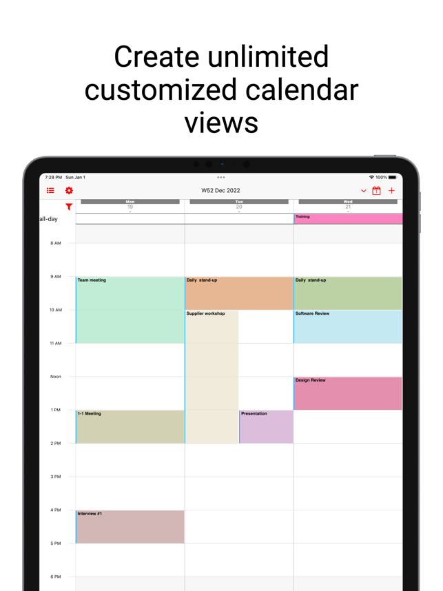 ‎Week Calendar Pro Screenshot