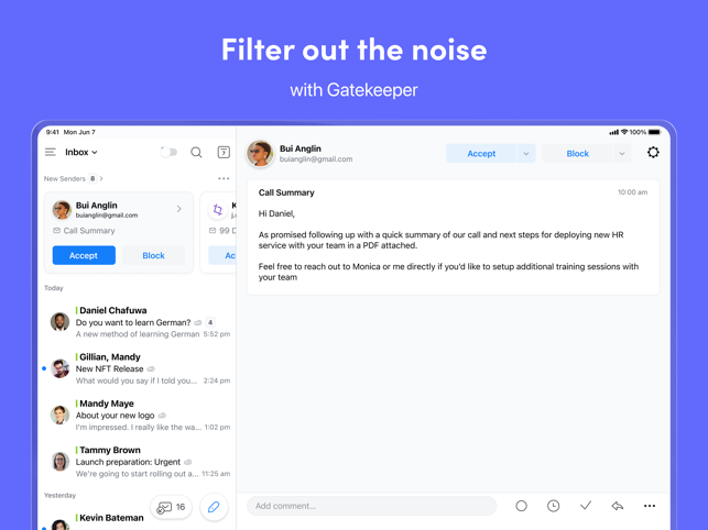 ‎Spark Mail + AI: Email Inbox Screenshot