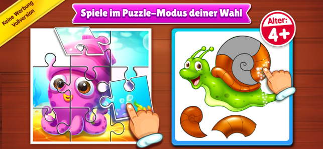 ‎Puzzle spiele kinder alter 2-7 Screenshot