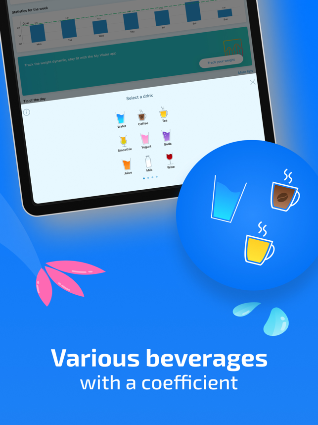 ‎My Water: Daily Drink Tracker Screenshot