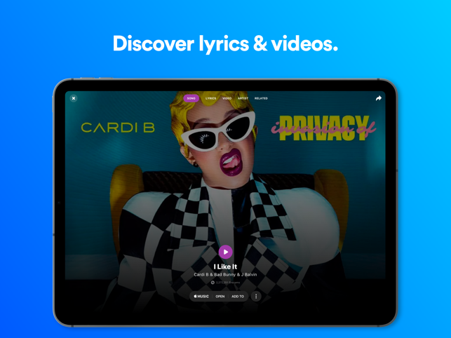 ‎Shazam: Find Music & Concerts Screenshot