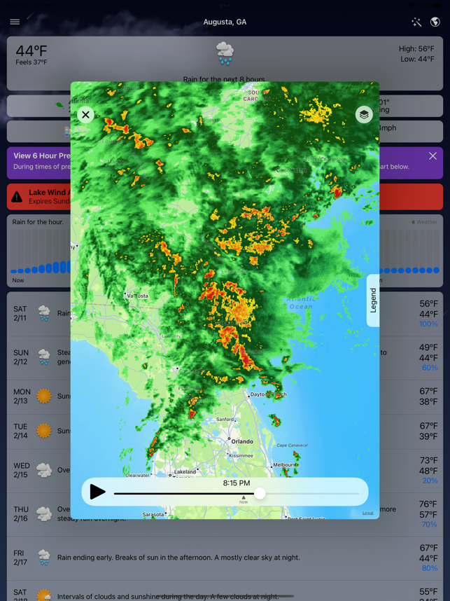 ‎Forecast Bar - Weather + Radar Screenshot