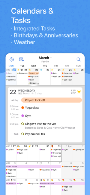 ‎BusyCal: Calendar & Tasks Screenshot